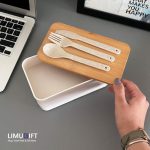 لانچ باکس کتابی دو طبقه کد 0091 - Image 2