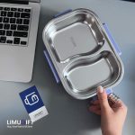 لانچ باکس استیل دو قسمتی کد 0151 - Image 11