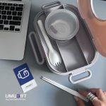 لانچ باکس استیل دو قسمتی کد 0151 - Image 6