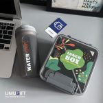 ست لانچ باکس مربع و قمقمه کد 0155 - Image 5