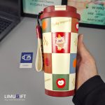 تراول ماگ دوحالته طرحدار کد 0203 - Image 3