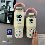 تراول ماگ طرح دار دسته سیلیکونی سیتارا (Sitarayuri) کد 0217