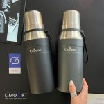 فلاسک استیل یونیک دکمه‌ای اورجینال و کمپینگی (Unique) - کد 0239 - Image 4