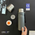 فلاسک استیل یونیک دکمه‌ای اورجینال و کمپینگی (Unique) - کد 0239 - Image 9