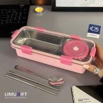 لانچ باکس داخل استیل 2 خانه برند Laxson کد 0237