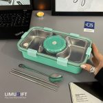 لانچ باکس داخل استیل مستطیلی برند Laxson کد 0231 - Image 4