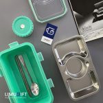 لانچ باکس داخل استیل مستطیلی برند Laxson کد 0231 - Image 5