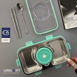 لانچ باکس داخل استیل مستطیلی برند Laxson کد 0231 - Image 7