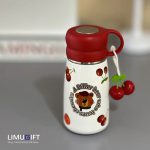 تراول ماگ درب لیوانی دیلر طرح تدی و گیلاس-Diller کد 0266 - Image 11