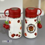 تراول ماگ درب لیوانی دیلر طرح تدی و گیلاس-Diller کد 0266 - Image 9