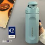 تراول ماگ دوحالته سیتارایوری مدل قمقمه استیل دکمه‌ای 580 میل- (Sitarayuri) کد 0260