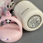 مینی تراول ماگ دیلر با آویز پاندا و شکوفه 200 میل-Diller کد 0259 - Image 9