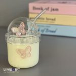ماگ پیرکس اسموتی پروانه صورتی کد 0304 - Image 2