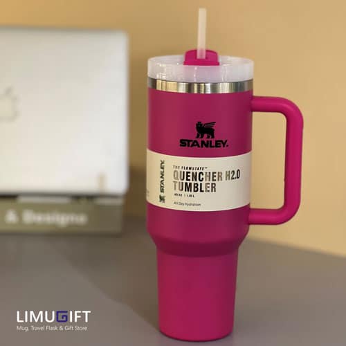 تامبلر استنلی Quencher سرخابی-Stanley ماگ نِیدار استنلی Stanley Quencher تامبلر سرخابی 40oz- کد 0276 - Image 1