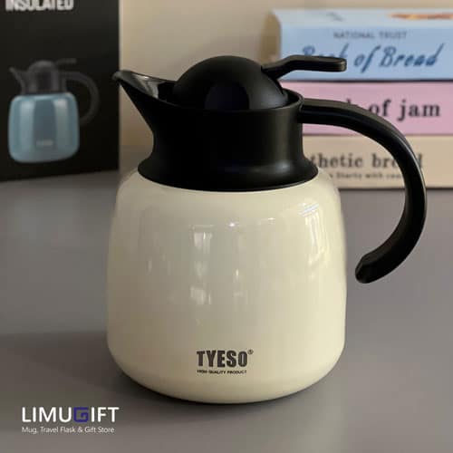فلاسک پات یک لیتری تایسو-Tyeso-کرم فلاسک پات یک لیتری تایسو (Tyeso) کد 0301 - Image 1