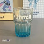 ماگ دیزنی استیچ شیشه ای آبی (Stitch)-  کد 0296 - Image 2