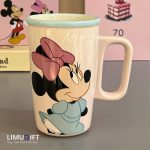 ماگ دیزنی مینی موس سرامیکی صورتی (Minnie Mouse)- کد 0294