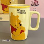ماگ سرامیکی فانتزی خرس پو (Pooh) زرد رنگ - کد 0292