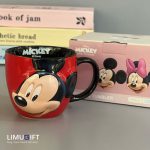ماگ دیزنی برجسته میکی موس (Mickey Mouse) لته خوری سرامیکی با رنگ قرمز-  کد 0320 - Image 2