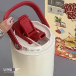 تراول ماگ دیلر طرح تِدی (خرس فانتزی) دسته‌دار دوحالته با صافی دتاکس 920 میل-  DillerJam Bearکد 0352 - Image 4