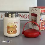 مینی تراول ماگ دیلر با طرح تِدی قرمز (فلاسک خرسی) صافی‌دار 200 میل -Diller کد 0351 - Image 2