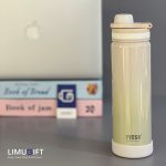 تراول ماگ تایسو درب پیچی براقِ شاینی- قمقمه استیل آبرنگی کد 0370 - Image 9