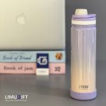 تراول ماگ تایسو درب پیچی براقِ شاینی- قمقمه استیل آبرنگی کد 0370 - Image 3