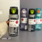 قمقمه اسپورت مشکی شفاف BPA FREE