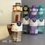 قمقه شفاف BPA FREE با رنگ خاص شامپاینی