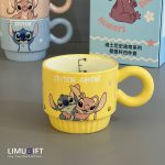 ماگ دیزنی استیچ و آنجل سرامیکی (Stitch and angel)- کد 0380 - Image 4