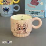 ماگ دیزنی استیچ و آنجل سرامیکی (Stitch and angel)- کد 0380 - Image 2