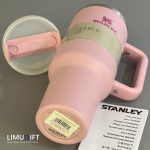 تراول ماگ استنلی Stanley Quencher مدل تامبلر رنگ صورتی روشن 40oz- کد 0393 - Image 3