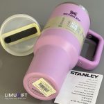 تراول ماگ استنلی Stanley Quencher مدل تامبلر رنگ  صورتیِ یاسی 40oz- کد 0394 - Image 3