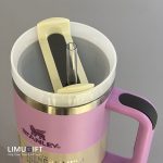 تراول ماگ استنلی Stanley Quencher مدل تامبلر رنگ  صورتیِ یاسی 40oz- کد 0394 - Image 2