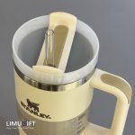 تراول ماگ استنلی Stanley Quencher مدل تامبلر رنگ کرم40oz- کد 0392 - Image 2