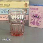 ماگ شیشه ای دیزنی آنجل صورتی (angel)-  کد 0416 - Image 2