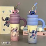 تراول ماگ استیچ و آنجل طرح تامبلر برند دیزنی اورجینال (Stitch Disney) کد 0417