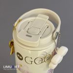 تراول ماگ فانتزی دوحالته طرح گل با آویز 750 میل برند MWM- کد 0428 - Image 7