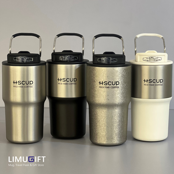 تراول ماگ دوحالته دسته دار HSCUP تراول ماگ دوحالته HSCUP دسته دار 550 میل- کد 0408 - Image 1