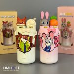 تراول ماگ فانتزی دوحالته دیزنی اصل زوتوپیا درب عروسکی بنددار 400 میل (zootopia disney)- کد 0413