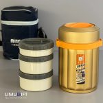 فلاسک غذای کیف دار سه عددی کد 0455