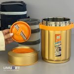 فلاسک غذای کیف دار سه عددی کد 0455 - Image 6