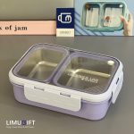 ظرف غذا استیل واشردار دو خانه برند Laxson کد 0433 - Image 4