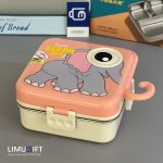 ظرف غذا استیل چند قسمتی کودک فانتزی-  کد 0450 - Image 2