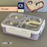 ظرف غذا استیل واشردار سه خانه برند Laxson کد 0434 - Image 4