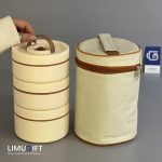 ظرف غذا کیف دار استیل سه عددی کد 0440 - Image 2