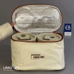 لانچ باکس داخل استیل چهار عددی کیف دار کد 0177 - Image 4